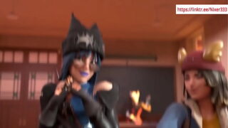 Fortnite Girl Hentai hændelse på skolen ucensureret