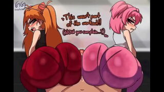Anime piger deler en pik