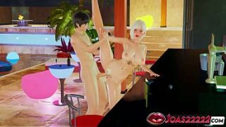 Lækker blondine Mia i pool 3D Hentai Rule34 – Spreder benene bredt for stram fisse penetration, intens POV doggystyle knepning lækker røv, undervandsmissionær dyb sædsprut